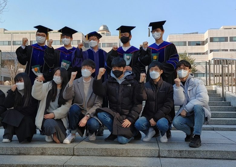 박윤규, 조민국, 윤다섭, 김영광 박사 졸업식